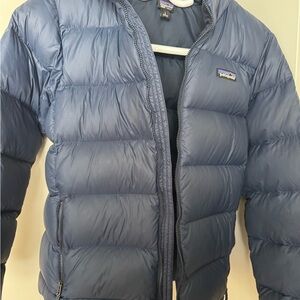 Patagonia Blue Puffer Jacket